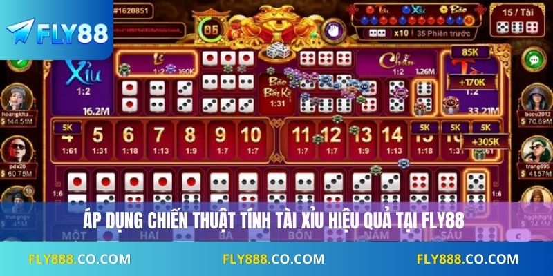 Áp dụng chiến thuật tính tài xỉu hiệu quả tại Fly88