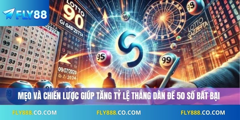 Mẹo và chiến lược giúp tăng tỷ lệ thắng dàn đề 50 số bất bại
